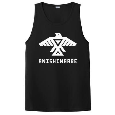 Anishinaabe First Nations Thunderbird Ojibwe Indigenous PosiCharge Competitor Tank