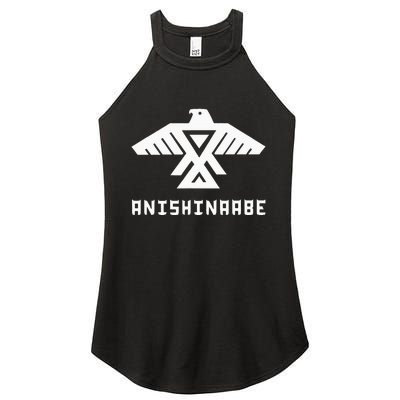 Anishinaabe First Nations Thunderbird Ojibwe Indigenous Women's Perfect Tri Rocker Tank