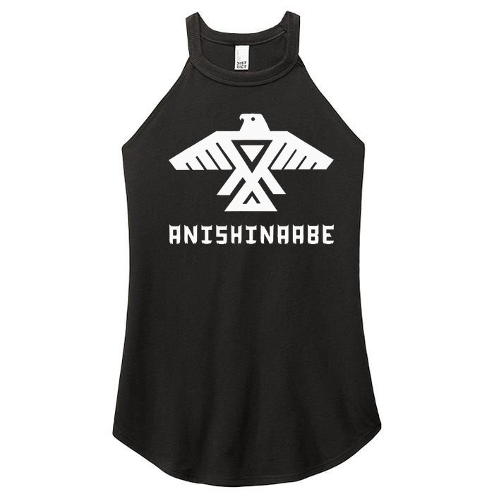 Anishinaabe First Nations Thunderbird Ojibwe Indigenous Women's Perfect Tri Rocker Tank