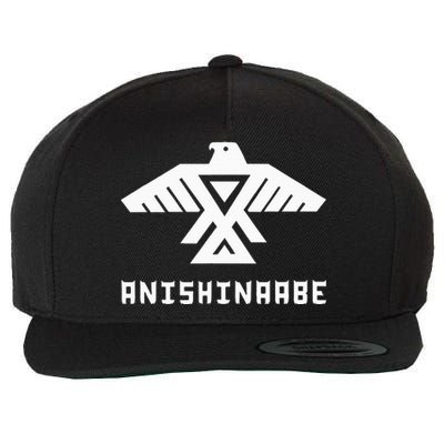 Anishinaabe First Nations Thunderbird Ojibwe Indigenous Wool Snapback Cap