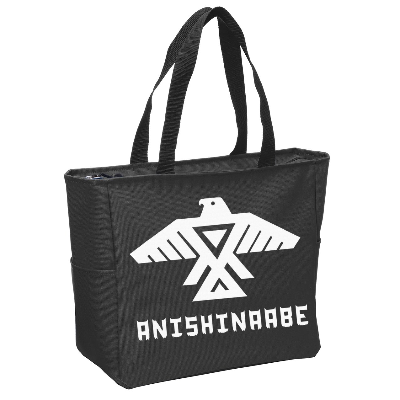 Anishinaabe First Nations Thunderbird Ojibwe Indigenous Zip Tote Bag
