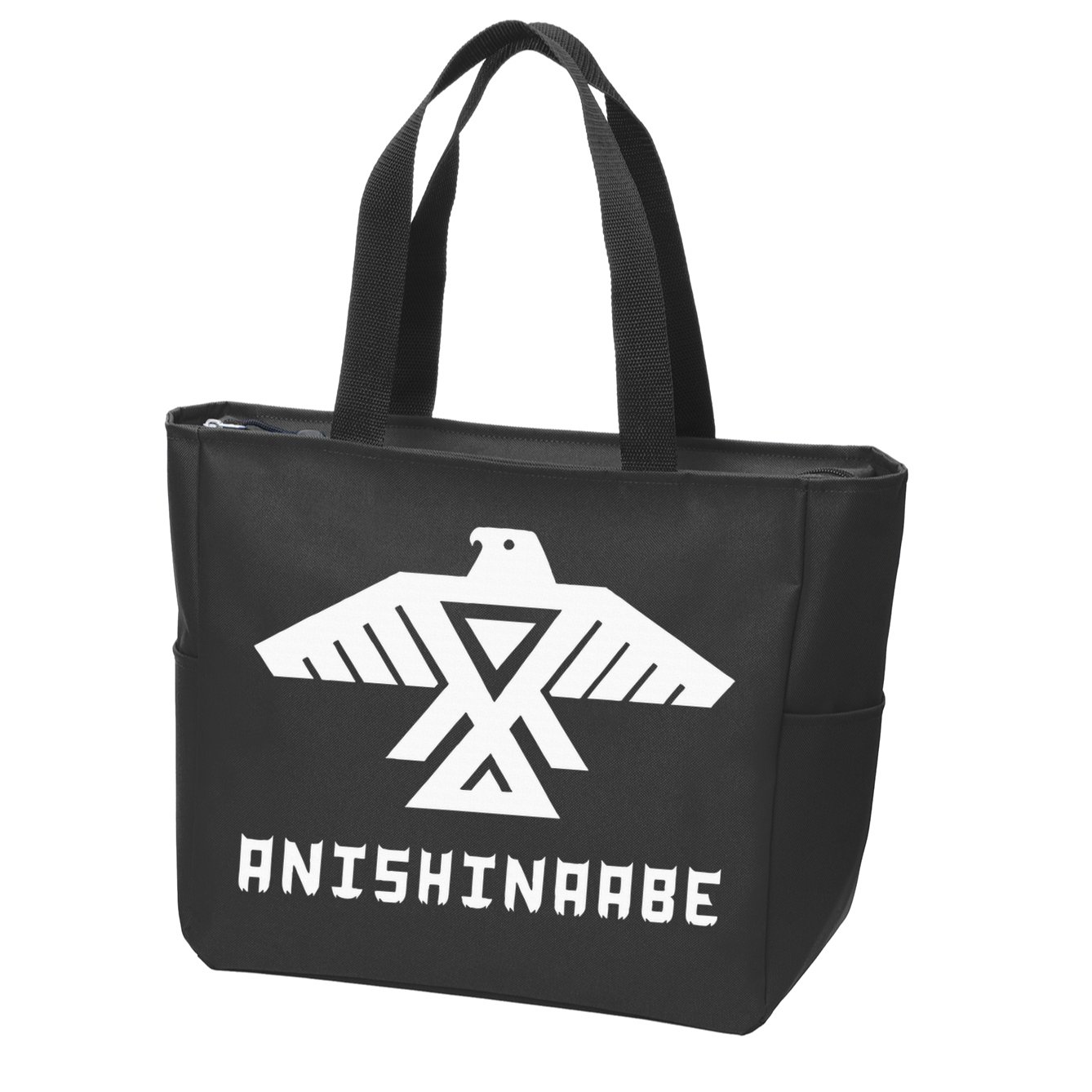 Anishinaabe First Nations Thunderbird Ojibwe Indigenous Zip Tote Bag