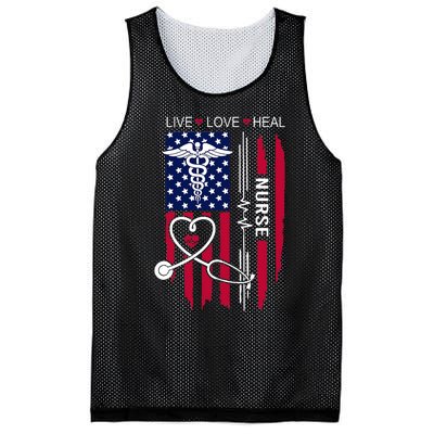 American Flag Nurse Day Gifts Week Gift Nurse NurseS Day Mesh Reversible Basketball Jersey Tank