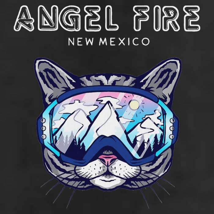 Angel Fire New Mexico Funny Cat Ski Googles Adult Drive Performance Visor