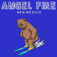 Angel Fire New Mexico Funny Ski Grizzly Bear Meaningful Gift Sweatshirt