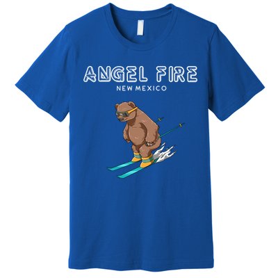 Angel Fire New Mexico Funny Ski Grizzly Bear Meaningful Gift Premium T-Shirt
