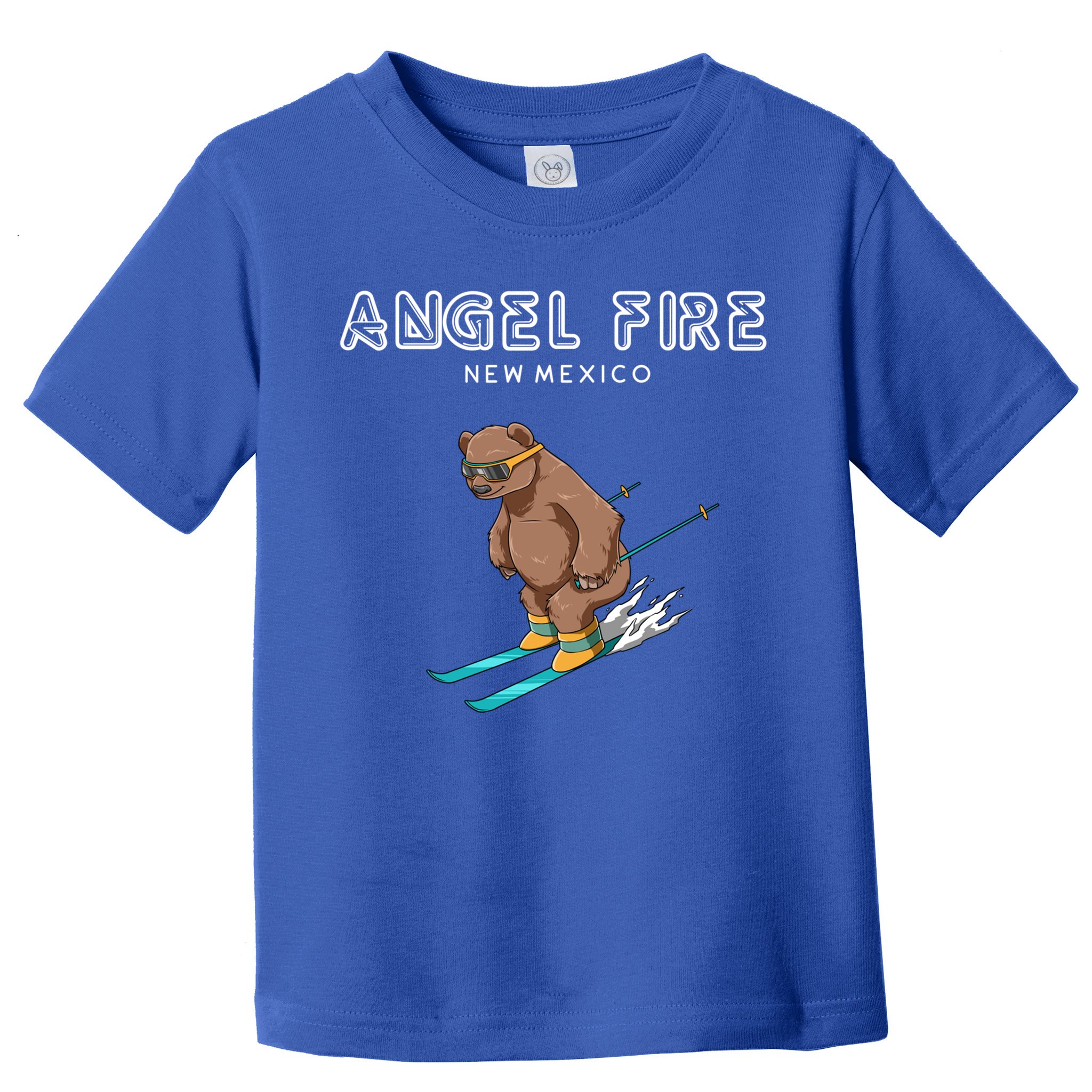 Angel Fire New Mexico Funny Ski Grizzly Bear Meaningful Gift Toddler T-Shirt