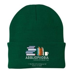 Abibliophobia Fear Of Running Out Of Books To Read Reading Knit Cap Winter Beanie