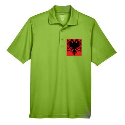 Albanian Flag of Albania Men's Origin Performance Pique Polo