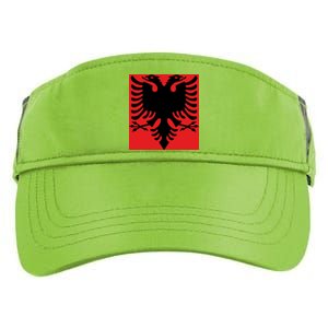 Albanian Flag of Albania Adult Drive Performance Visor