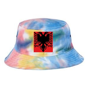 Albanian Flag of Albania Tie Dye Newport Bucket Hat