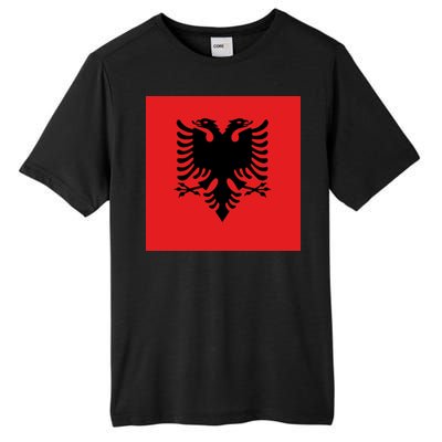 Albanian Flag of Albania Tall Fusion ChromaSoft Performance T-Shirt