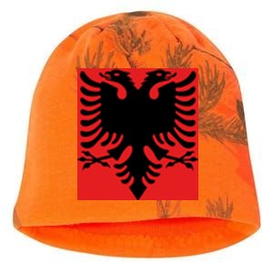 Albanian Flag of Albania Kati - Camo Knit Beanie