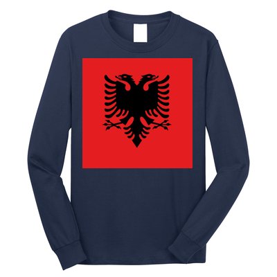 Albanian Flag of Albania Long Sleeve Shirt