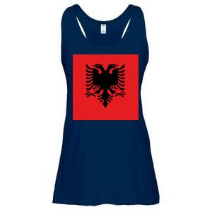 Albanian Flag of Albania Ladies Essential Flowy Tank