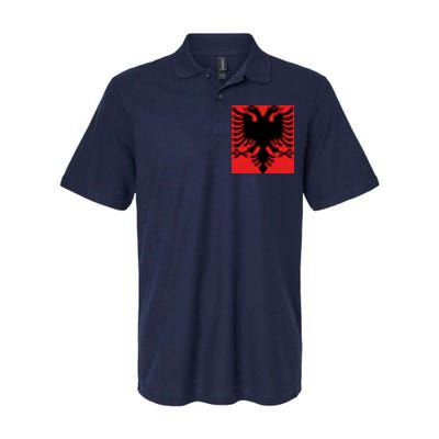 Albanian Flag of Albania Softstyle Adult Sport Polo