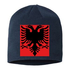 Albanian Flag of Albania Sustainable Beanie