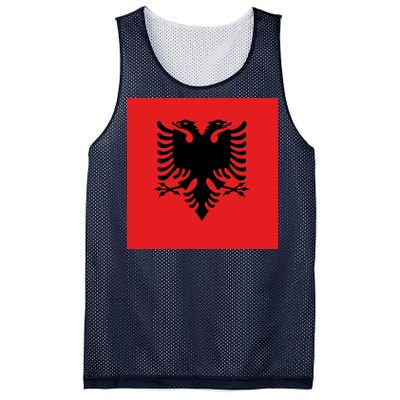 Albanian Flag of Albania Mesh Reversible Basketball Jersey Tank