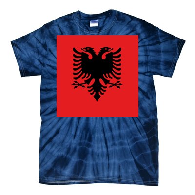 Albanian Flag of Albania Tie-Dye T-Shirt