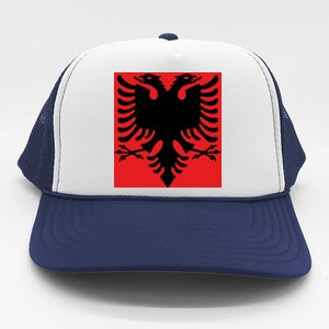 Albanian Flag of Albania Trucker Hat