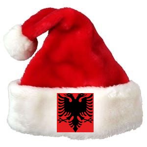 Albanian Flag of Albania Premium Christmas Santa Hat