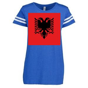 Albanian Flag of Albania Enza Ladies Jersey Football T-Shirt