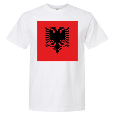 Albanian Flag of Albania Garment-Dyed Heavyweight T-Shirt