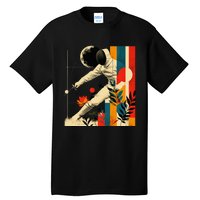 Aesthetic Fencer On Athletic Sports Fencing Tall T-Shirt