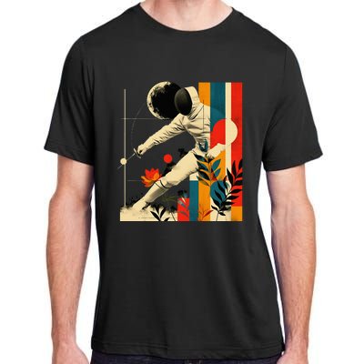 Aesthetic Fencer On Athletic Sports Fencing Adult ChromaSoft Performance T-Shirt