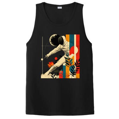 Aesthetic Fencer On Athletic Sports Fencing PosiCharge Competitor Tank