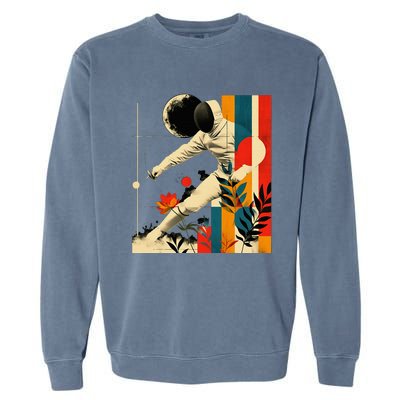 Aesthetic Fencer On Athletic Sports Fencing Garment-Dyed Sweatshirt