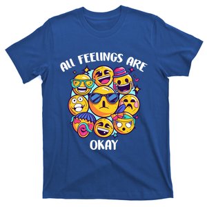 All Feelings Okay Tal Health Awareness Month Emotion Funny Gift T-Shirt