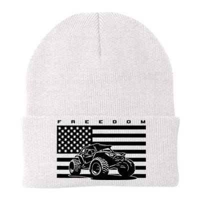 American Flag Off Roading Quad Atv Knit Cap Winter Beanie