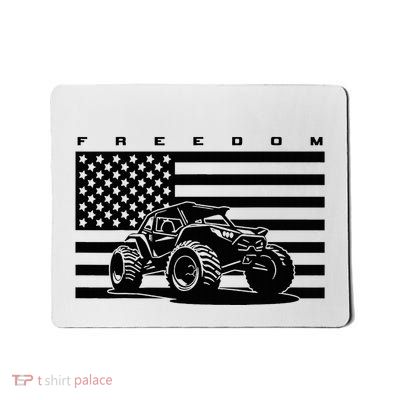 American Flag Off Roading Quad Atv Mousepad