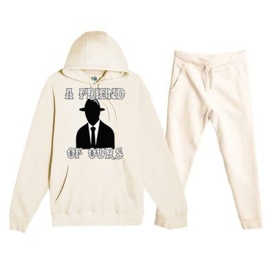 A friend Of Ours Sicilian Mafia Crew Family Italian Mafia Premium Hooded Sweatsuit Set