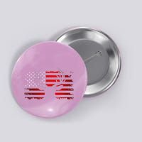 American Flag Outdoor Clothing Antlers Deer Button