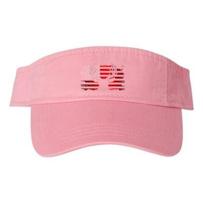 American Flag Outdoor Clothing Antlers Deer Visor