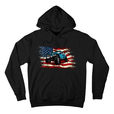 American Flag Off Roading Off Road 4x4 Mudding Hoodie