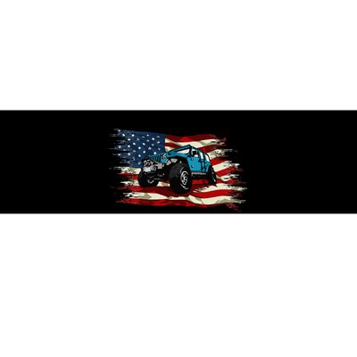 American Flag Off Roading Off Road 4x4 Mudding Bumper Sticker