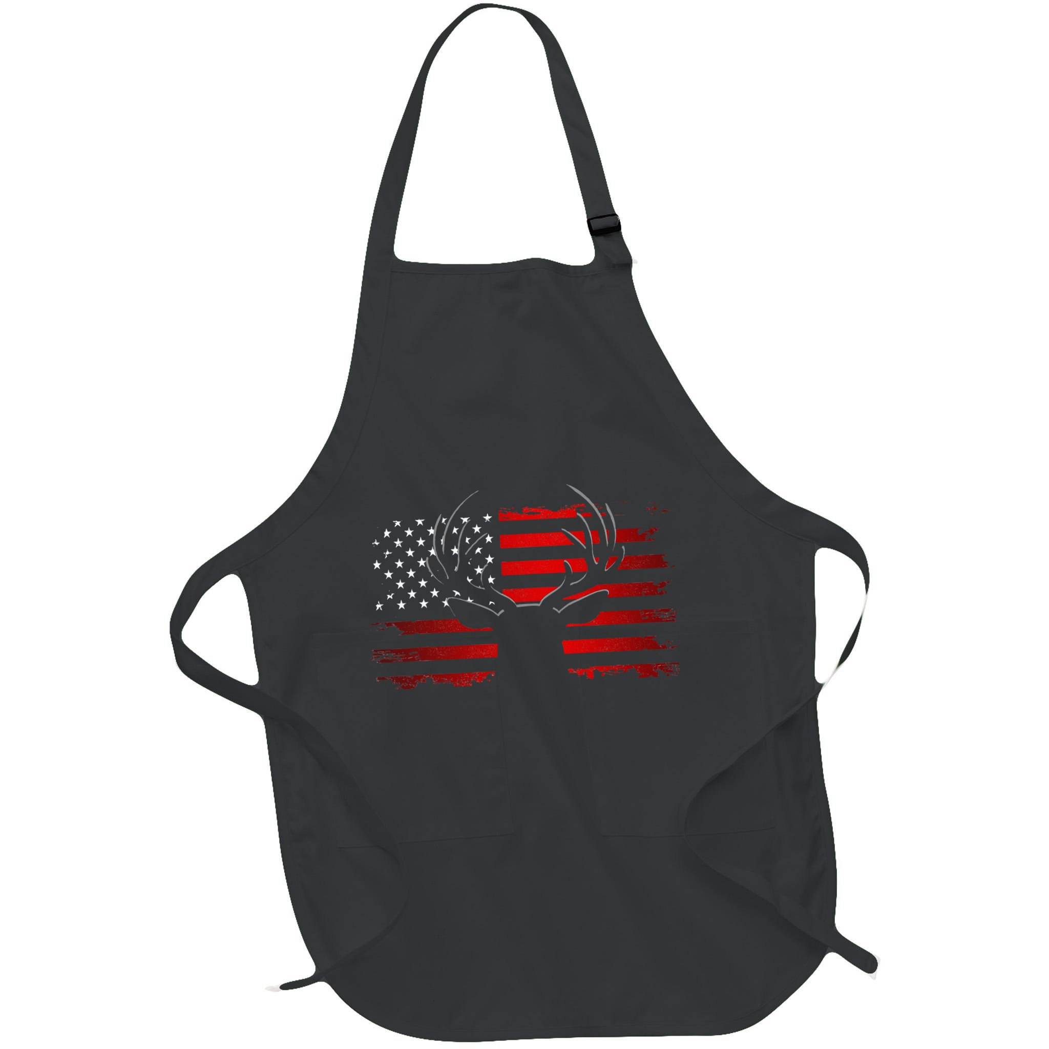 American Flag Outdoor Clothing Antlers Deer Apron