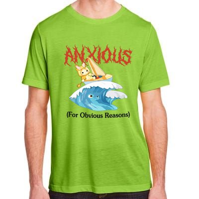 Anxious For Obvious Reasons Adult ChromaSoft Performance T-Shirt