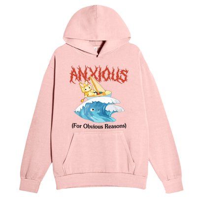 Anxious For Obvious Reasons Urban Pullover Hoodie