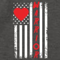 American Flag Open Heart Surgery Warrior Meaningful Gift Vector Backpack