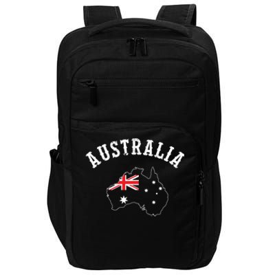 Australia Flag Of Australia Gift Impact Tech Backpack