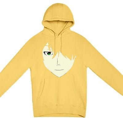 Anime Face Otaku Who Lover Manga Style Japanese Premium Pullover Hoodie