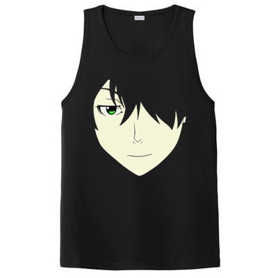 Anime Face Otaku Who Lover Manga Style Japanese PosiCharge Competitor Tank