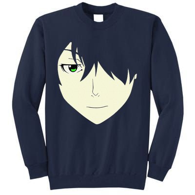 Anime Face Otaku Who Lover Manga Style Japanese Tall Sweatshirt