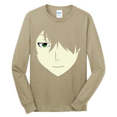 Anime Face Otaku Who Lover Manga Style Japanese Tall Long Sleeve T-Shirt