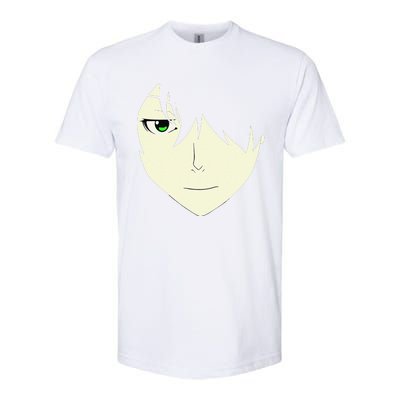 Anime Face Otaku Who Lover Manga Style Japanese Softstyle® CVC T-Shirt