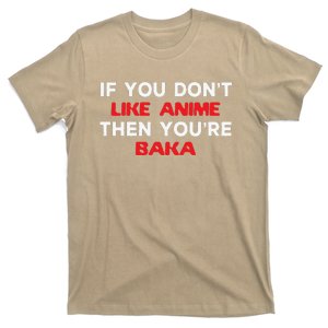 Anime Fan Otaku If You Don't Like Anime You're Baka Weeb T-Shirt